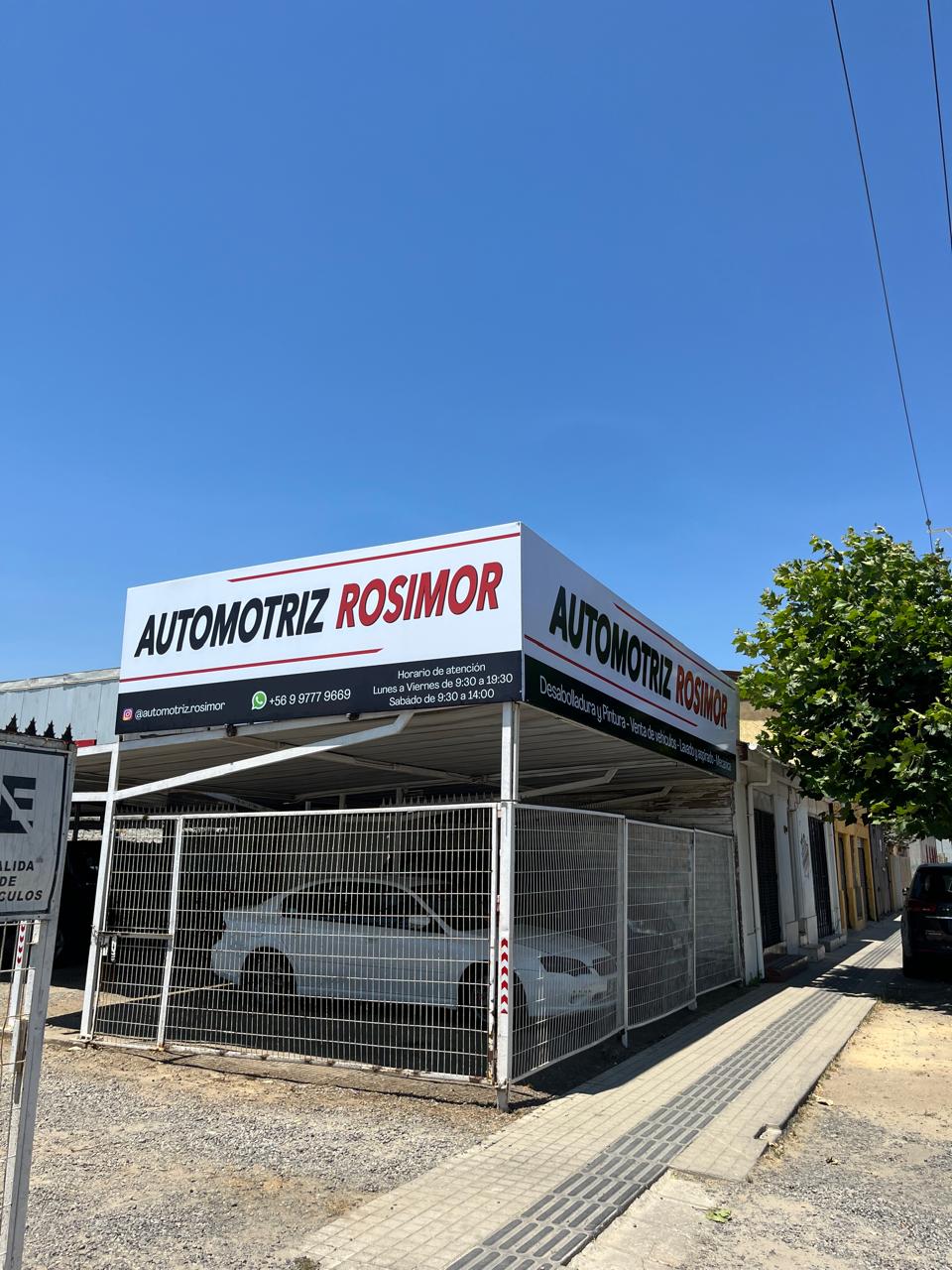 Rotulación de fachada Automotriz Rosimor
